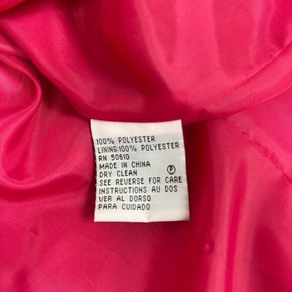 Le Suit Essentials Women's Suit Blazer Size 10 Pink Lined - Picture 9 of 9